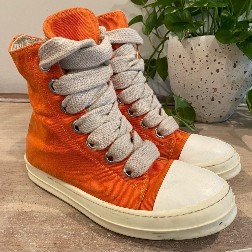 Rick Owens DRKSHDW Jumbo Lace High-Top Sneakers